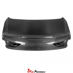 Wing Style Carbon Fiber Rear Trunk Boot Lid For Infiniti Q60 2016-2022