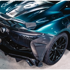 Amans Style Dry Carbon Fiber Rear Fender Inlets Side Vents Cover For Mclaren Artura 2023+
