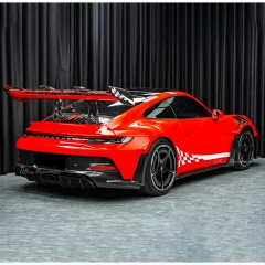 GT3RS Style Dry Carbon Fiber Rear Spoiler GT Wing For Porsche 911 992 Carrera & Turbo S 2019-2023