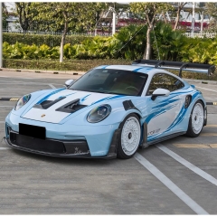 GT3RS Conversion Dry Carbon Fiber Body Kits For Porsche 911 992 Carrera & Turbo S 2019-2023