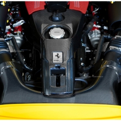 Capisto Style Dry Carbon Fiber Airbox For Ferrari 488 GTB 2015-2018