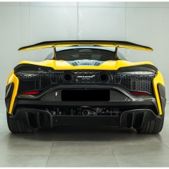 Novitec Style Dry Carbon Fiber Rear Bumper Side Blades Cover Plate For Mclaren Artura 2023+