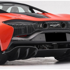 Novitec OEM Style Dry Carbon Fiber Rear Bumper Center Plate Panel For Mclaren Artura 2023+