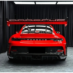GT3RS Style Dry Carbon Fiber Rear Spoiler GT Wing For Porsche 911 992 Carrera & Turbo S 2019-2023