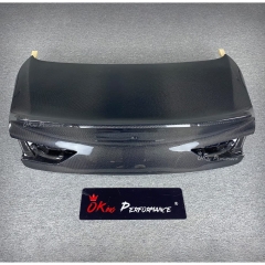 Wing Style Carbon Fiber Rear Trunk Boot Lid For Infiniti Q60 2016-2022