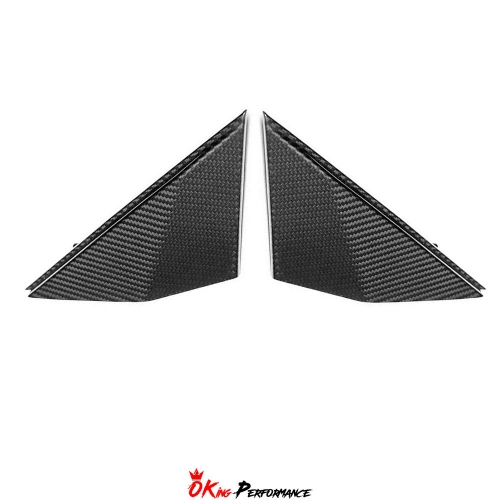 Novitec Style Dry Carbon Fiber Side Window Triangle Trim For Mclaren Artura 2023+