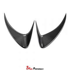 Novitec Style Dry Carbon Fiber Rear Fender Inlets Side Vents Cover For Mclaren Artura 2023+