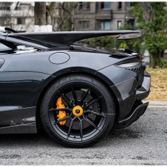 Novitec Style Dry Carbon Fiber Rear Bumper Side Blades Cover Plate For Mclaren Artura 2023+