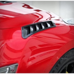 N1 Style Carbon Fiber Front Fender Vent Duct For Nissan R35 GTR 2008-2026