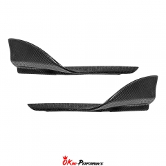 MINES Style Carbon Fiber Canards For Nissan R35 GTR 2008-2016