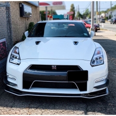 MINES Style Carbon Fiber Canards For Nissan R35 GTR 2008-2016