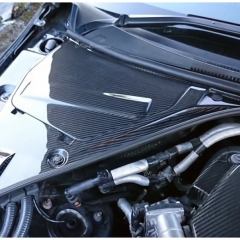 Dry Carbon Fiber Battery Cover For Nissan R35 GTR 2008-2026