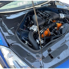 JDM Style Carbon Fiber Engine Bay Panels Replacement (Cooling Plate & Battery Cover) For Nissan R35 GTR 2008-2026