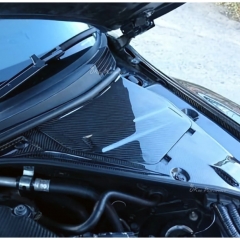 Dry Carbon Fiber Battery Cover For Nissan R35 GTR 2008-2026
