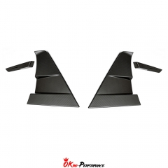 Mansory Style Dry Carbon Fiber Side Skirt Flap For Lamborghini Revuelto 2023-ON