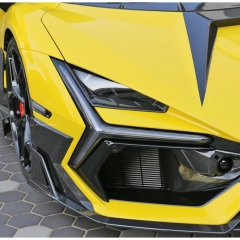Mansory Style Dry Carbon Fiber HeadLight Cover For Lamborghini Revuelto 2023-ON
