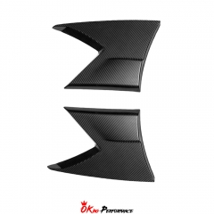 Mansory Style Dry Carbon Fiber Front Canards Side Panels For Lamborghini Revuelto 2023-ON