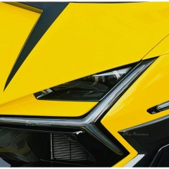 Mansory Style Dry Carbon Fiber HeadLight Cover For Lamborghini Revuelto 2023-ON