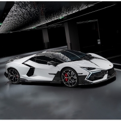 Mansory Style Dry Carbon Fiber Side Skirt Flap For Lamborghini Revuelto 2023-ON