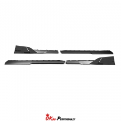 Mansory Style Dry Carbon Fiber Side Skirts For Lamborghini Revuelto 2023-ON