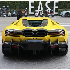 Mansory Style Dry Carbon Fiber Rear Diffuser For Lamborghini Revuelto 2023-ON