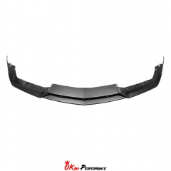 Mansory Style Dry Carbon Fiber Front Bumper Lip Splitters Set For Lamborghini Revuelto 2023-ON