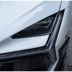 Mansory Style Dry Carbon Fiber HeadLight Cover For Lamborghini Revuelto 2023-ON