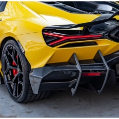 Mansory Style Dry Carbon Fiber Rear Diffuser For Lamborghini Revuelto 2023-ON