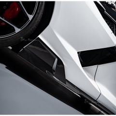 Mansory Style Dry Carbon Fiber Side Skirts For Lamborghini Revuelto 2023-ON