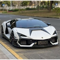 Mansory Style Dry Carbon Fiber Hood Bonnet For Lamborghini Revuelto 2023-ON
