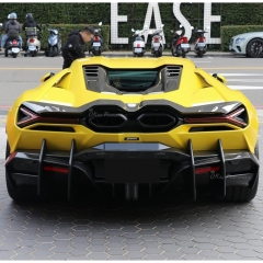 Mansory Style Dry Carbon Fiber Rear Spoiler Wing For Lamborghini Revuelto 2023-ON