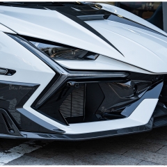 Mansory Style Dry Carbon Fiber Front Radar Cover For Lamborghini Revuelto 2023-ON