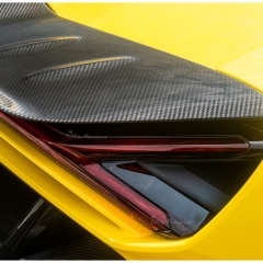 Mansory Style Dry Carbon Fiber Rear Spoiler Wing For Lamborghini Revuelto 2023-ON