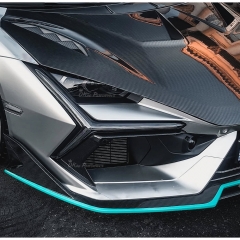 Duke Style Dry Carbon Fiber Front Lip Splitter For Lamborghini Revuelto 2023-ON