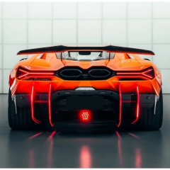 Duke Style Dry Carbon Fiber GT Rear Spoiler Wing For Lamborghini Revuelto 2023-ON