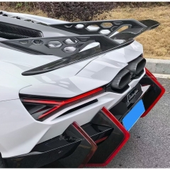 Duke Style Dry Carbon Fiber GT Rear Spoiler Wing For Lamborghini Revuelto 2023-ON
