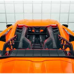 Duke Style Dry Carbon Fiber Rear Engine Cover Lid For Lamborghini Revuelto 2023-ON