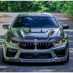 Paktechz Style Dry Carbon Fiber Hood For BMW M8 F91 F92 F93 2020-2024
