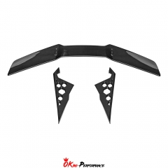 Duke Style Dry Carbon Fiber GT Rear Spoiler Wing For Lamborghini Revuelto 2023-ON
