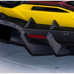 OEM Style Dry Carbon Fiber Rear Diffuser For Lamborghini Revuelto 2023-ON