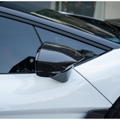 OEM Style Dry Carbon Fiber Side Mirror Cover Caps For Lamborghini Revuelto 2023-ON