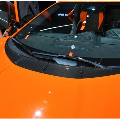 OEM Style Dry Carbon Fiber Hood Vent Cover Trim For Lamborghini Revuelto 2023-ON