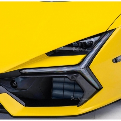 OEM Style Dry Carbon Fiber Front Bumper Side Air Vent Cover Trims For Lamborghini Revuelto 2023-ON