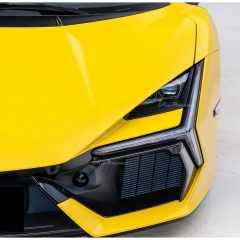 OEM Style Dry Carbon Fiber Front Bumper Side Air Vent Cover Trims For Lamborghini Revuelto 2023-ON