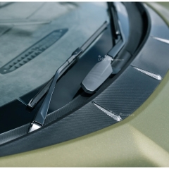 OEM Style Dry Carbon Fiber Hood Vent Cover Trim For Lamborghini Revuelto 2023-ON