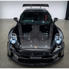 Dry Carbon Fiber Front Lip & Side Splitters For Porsche 911 992 GT3RS 2023-ON