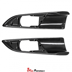 Dry Carbon Fiber Interiors Kits Front Door Speakers Panels For Ferrari Purosangue FUV 2023-On