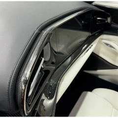 Dry Carbon Fiber Interiors Kits Passenger Dashboard Cover Trim For Ferrari Purosangue FUV 2023-On