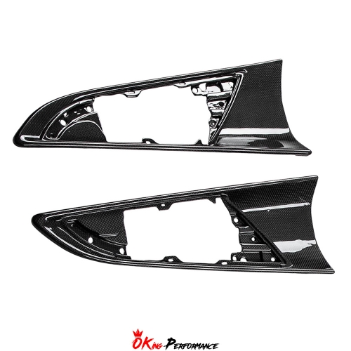 Dry Carbon Fiber Interiors Kits Rear Door Speakers Panels For Ferrari Purosangue FUV 2023-On
