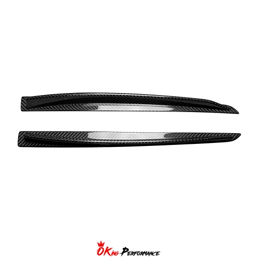 Dry Carbon Fiber Roof Side Rails Splitters For Porsche 911 992 GT3RS 2023-ON